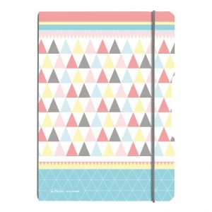 Sešit my.book flex A4/40 linka + 40 čtvereček, PP, Graphic Pastels Poly (Herlitz)