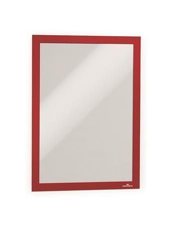 Prezentační rám "DURAFRAME®, červená, A4, samolepicí, DURABLE
