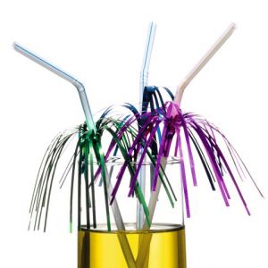 Slámky s dekorací 10ks/24cm (Herlitz)