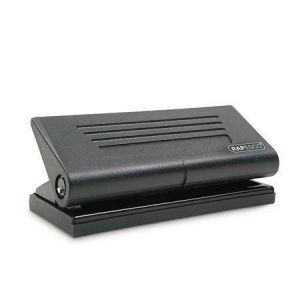 Děrovačka, 6 otvorů, na 8 listů, kovová, RAPESCO "Diary 66", černá