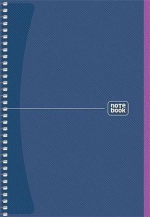 Spirálový sešit "Notebook", mix, A5, čtverečkovaný, 80 listů, SHKOLYARYK