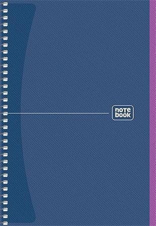 Spirálový sešit "Notebook", mix, A5, čtverečkovaný, 80 listů, SHKOLYARYK