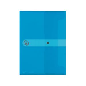 Spisové desky A5 transparentní modré/druk (Herlitz)