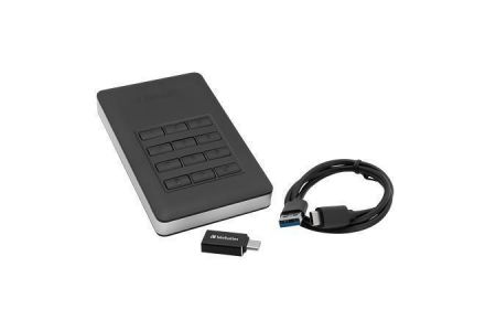 2,5" HDD (hard-drive) "Secure Portable", černá , 2TB, USB 3.1, VERBATIM