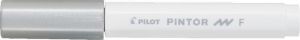 Dekorativní popisovač "Pintor F", stříbrná, 1 mm, PILOT