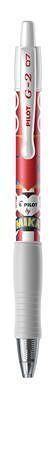 Gelové pero "G-2 - Mika Limited Edition", červená, 0,32 mm, stiskací mechanismus, PILOT