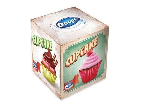 Kapesníky, papírové, v krabici, 3vrstvé, 54 ks, &quot;Ooops!&quot;