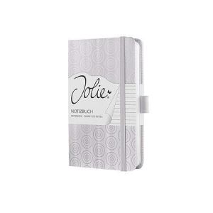 Exkluzivní zápisník “Jolie”, Caschmere Charm, linkovaný, 95x150 mm, 174 listů, SIGEL