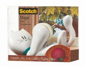 Odvíječ na lepicí pásku "C39", kočka, stolní, s lepicí páskou, 3M SCOTCH