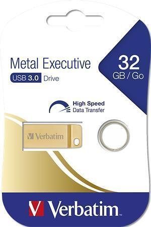 32GB USB flash disk "Executive Metal", USB 3.0, VERBATIM