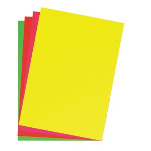 Karton A2, svítivě žlutý jednostranný (Herlitz)