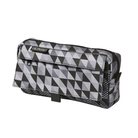 Penál 2 kapsy, Geometric Black - pouzdro (Herlitz)