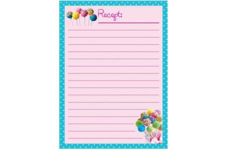 Volné listy na recepty A5 20ks/bal 