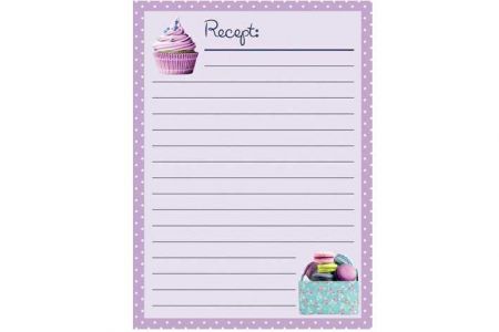 Volné listy na recepty A5 20ks/bal