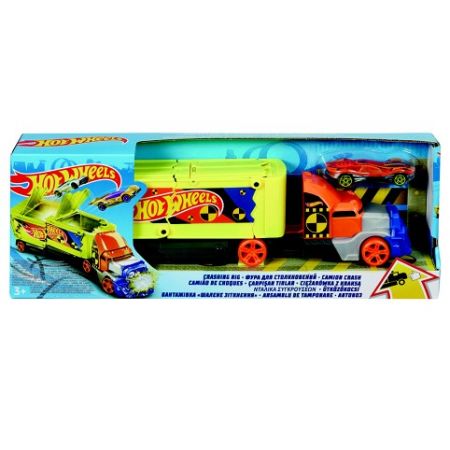 Hot Wheels havarující tahač