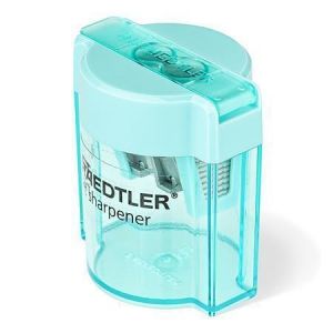 Ořezávátko "Design Journey", 2 otvory, se zásobníkem, kovové, STAEDTLER