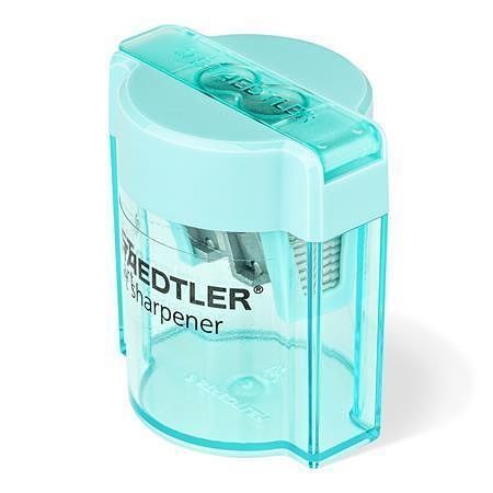 Ořezávátko "Design Journey", 2 otvory, se zásobníkem, kovové, STAEDTLER