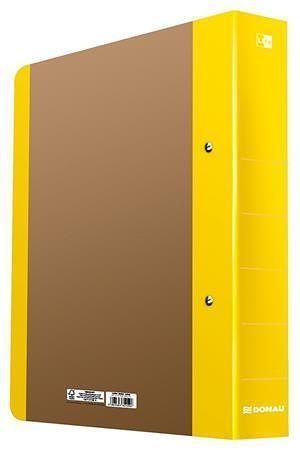 Kroužkový pořadač "Life", neonově žlutá, 50 mm, A4, karton, DONAU