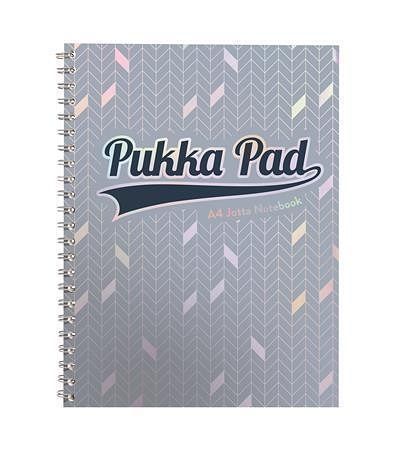 Kroužkový sešit "Glee Jotta", světle modrá, A4, linkovaný, 100 listů, PUKKA PAD