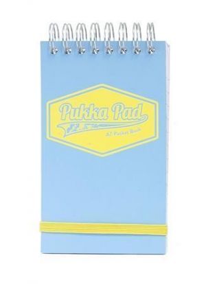 Kroužkový sešit "Pastel", mix barev, A7, linkovaný, 50 listů, PUKKA PAD