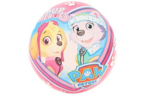 Míč Tlapková patrola - růžový 23 cm