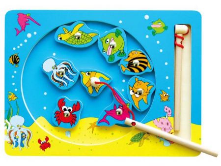 Vkládačka dřevěná rybolov moře