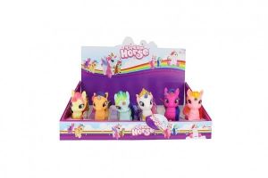 Jednorožec s křídly plast 13cm 6 druhů