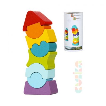 Balanční věž dřevěná 8 dílů