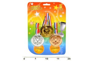 Medaile set, 3 ks