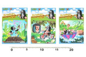 Magnet 3D Krtek 8cm /3 druhy