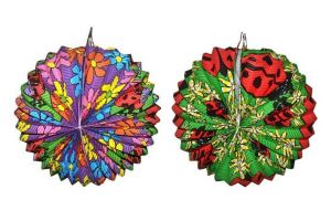 Papírový lampion koule Beruška 25cm