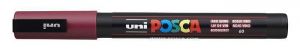 Dekorační popisovač &quot;Posca PC-3M&quot;, červené víno, 0,9-1,3 mm, UNI