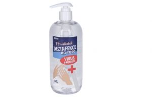 500 ml dezinfekční gel s pumpičkou