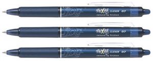 Rollery "Frixion Clicker", NAVY modrá, 0,7/0,35mm, vymazatelný, 3 ks v balení, PILOT
