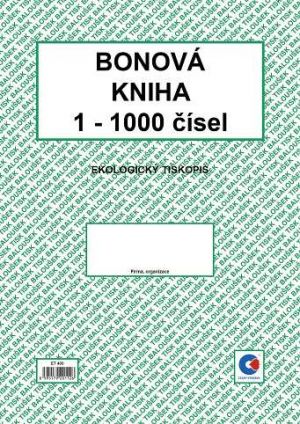 Bonová kniha A4 / ET400 / Baloušek tisk