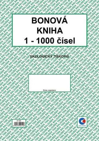 Bonová kniha A4 / ET400 / Baloušek tisk