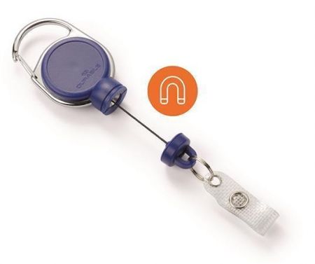 Držák jmenovek "Extra strong", tmavě modrá, výsuvný, patentovaný, DURABLE