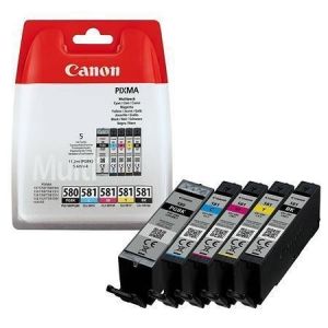 PGI580/CLI581 Inkoustová cartridge multipack pro Pixma TS7550, 8150, 9150 tiskárny, CANON,