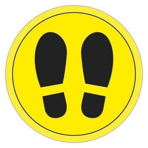 Informační samolepka, boty, APLI