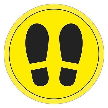 Informační samolepka, boty, APLI