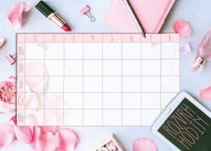 Rozvrh hodin A5 - Kosmetika / BR051 / Baloušek tisk