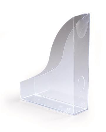 Stojan na časopisy "Basic", čirá, plast, 73 mm, DURABLE