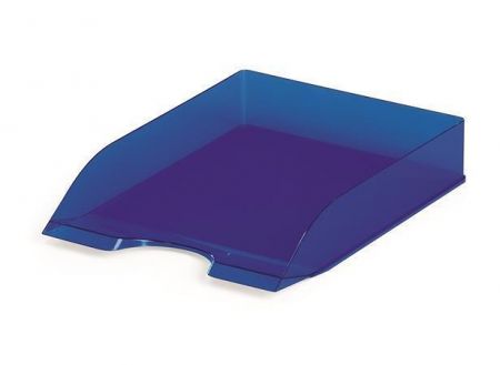 Odkladač "Basic", transparentní modrá, plast, DURABLE