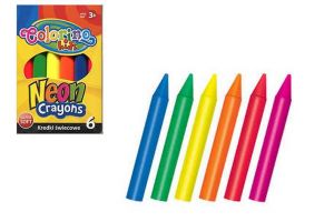 Voskovky Colorino 6 barev NEON
