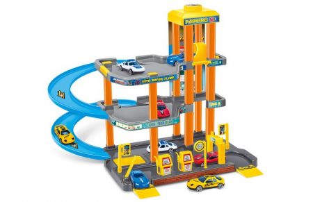 Garáž se 2 auty, 34,5x33,5x28,5 cm