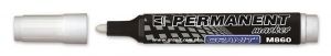 Permanentní popisovač "M860", bílá, kuželový hrot, 3 - 4 mm, GRANIT