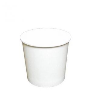 Papírová miska na polévku "Be Green", bílá, 350 ml