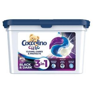 Kapsle na praní "Care Black", 18ks, COCCOLINO