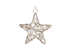 Hvězda závěs vánoční 15cm FJ281183NB