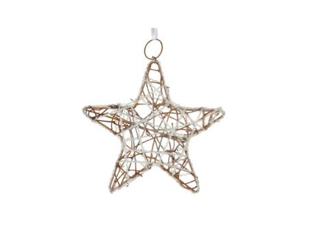 Hvězda závěs vánoční 15cm FJ281183NB